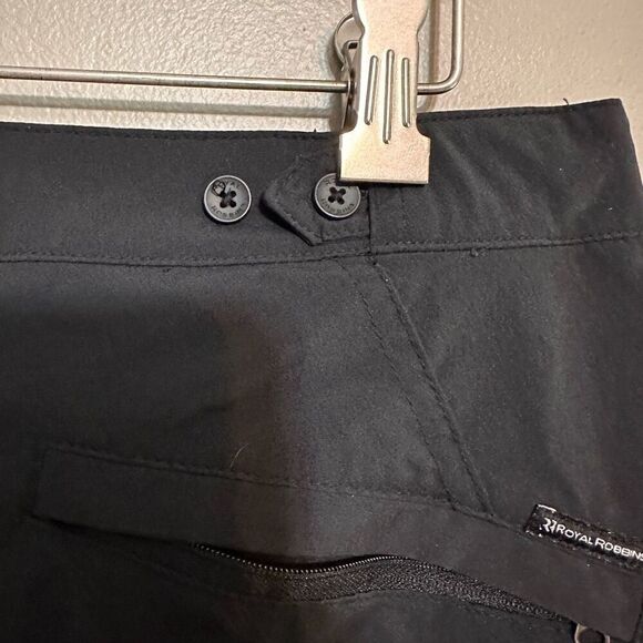 Royal Robbins black nylon hiking pants size 10 - Picture 7 of 8